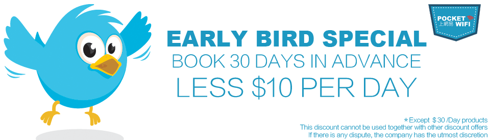 Early Bird Promotion